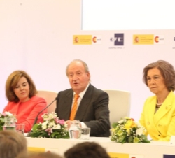 Su Majestad el Rey durante su intervención